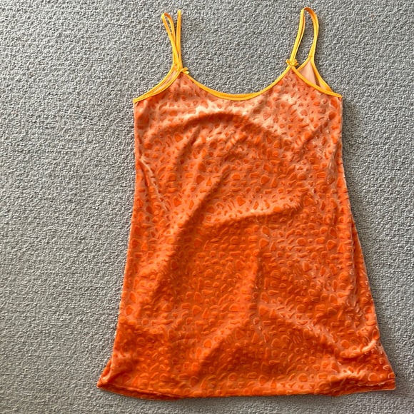 Ellen Tracy Orange Dress - Picture 2 of 6